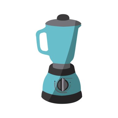 mavi renk siluet mutfak blender