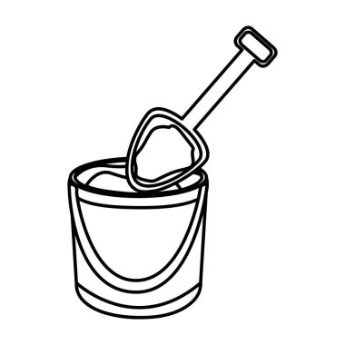 kova kum ve kürek tek renkli dağılımı