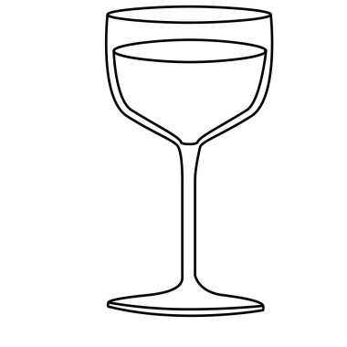 tek renkli cam bardakta closeup silüeti