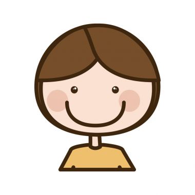 renk siluet çizgi film yarım vücut adam kumral