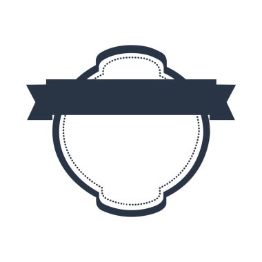 Mavi koyu renk kurdele ile hanedan yuvarlak damga