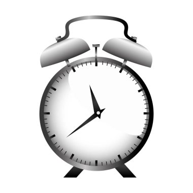 gerçekçi grafik gri çalar saat ile