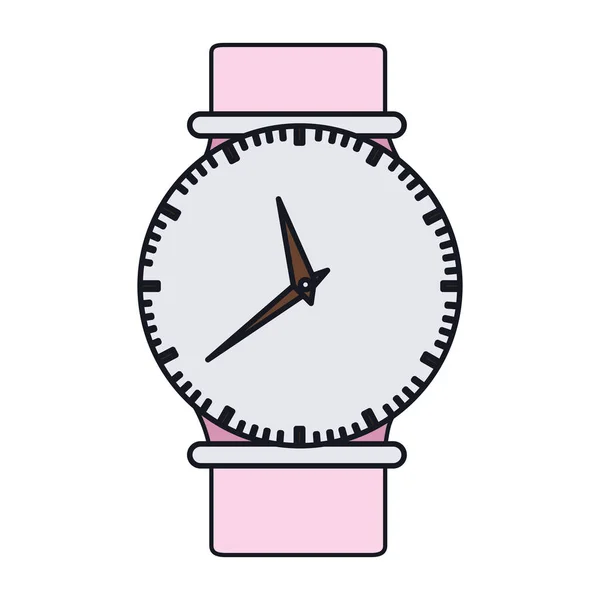 Gráfico de color de reloj de pulsera femenino — Archivo Imágenes Vectoriales