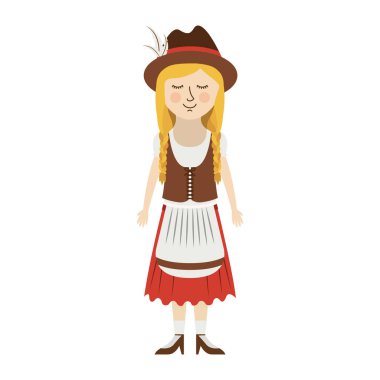 Almanya kültür izole oktoberfest simgesi