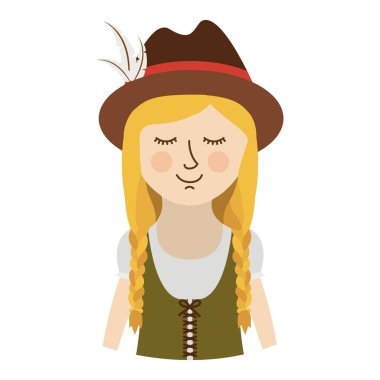 Almanya kültür izole oktoberfest simgesi