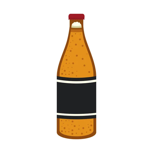 孤立的啤酒瓶设计 — 图库矢量图片