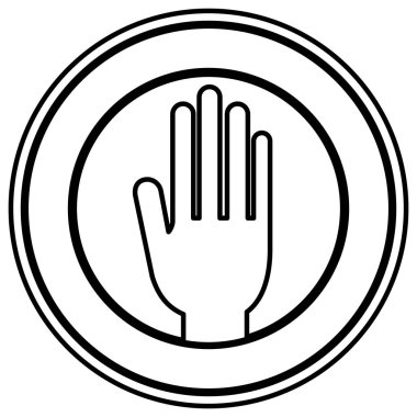 İzole el oy tasarım