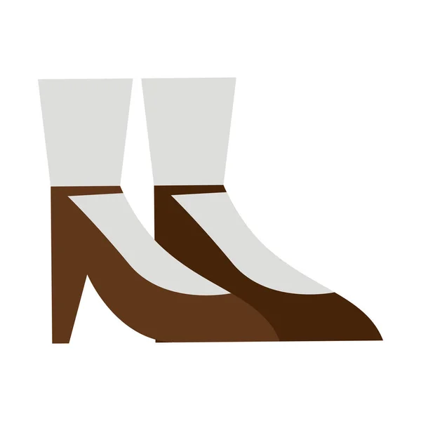 Isolated heels design — Stock Vector