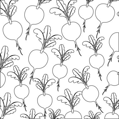 siyah siluet ile pancar paterni