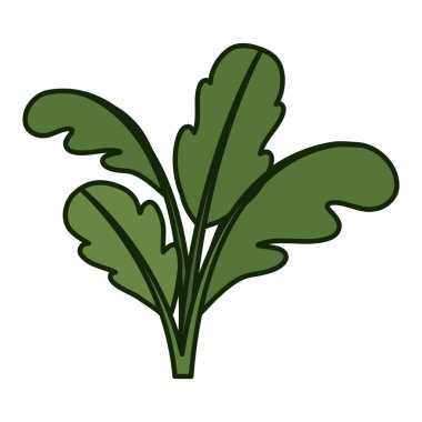 kalın kontur ile pancar üretim tesisi ile beyaz arka plan