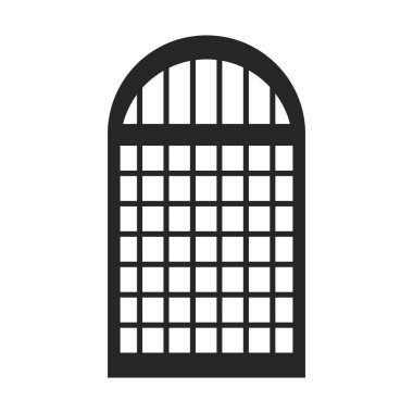 siluet tek renkli pencere simgesinin