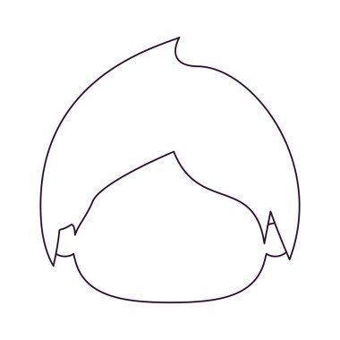 tek renkli siluet kısa dalgalı saçlı küçük çocuk meçhul başkanı