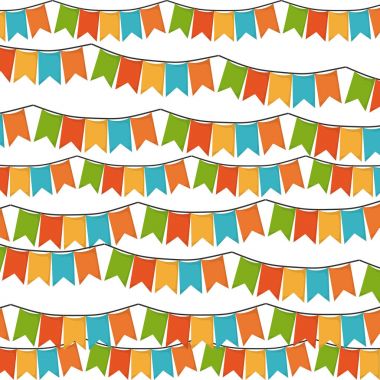 Beyaz arka plan ile zirveleri ile kare şeklinde renkli Tüller set