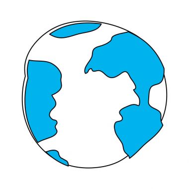 siluet renk bölümü dünya Küre