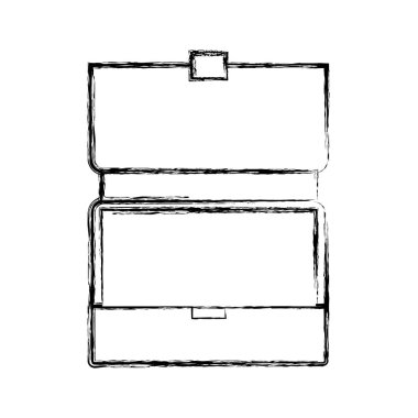 tek renkli açılan icra evrak çantası silüeti bulanık