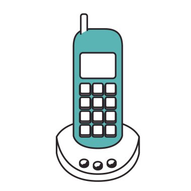 siluet renk bölümleri telsiz telefon