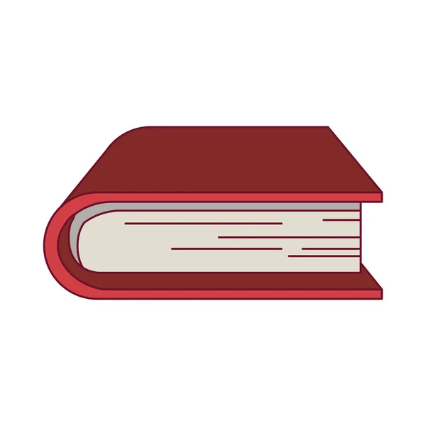 Färgglada grafik av tjock bok — Stock vektor