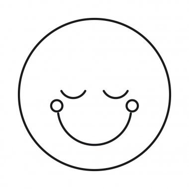 siluet mutlu yüz erkek ifade gözleri kapalı