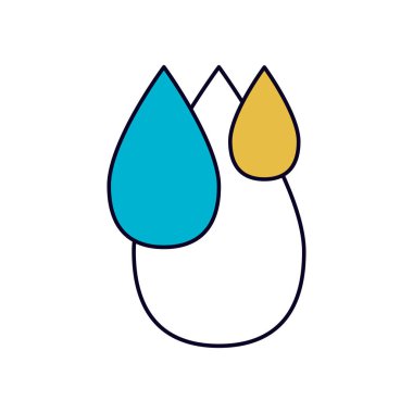 renk bölümleri siluet su damla