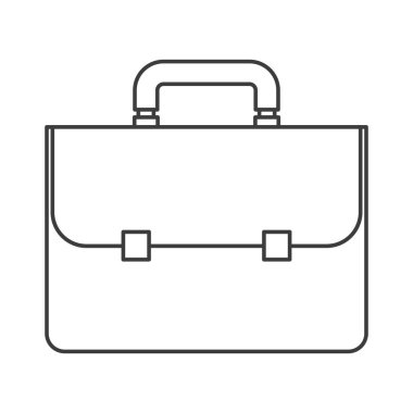 tek renkli siluet çift evrak çantası