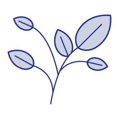 Şube ile mavi siluet bırakır