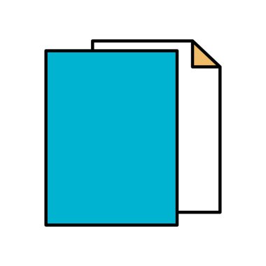 renk bölümleri boş çarşafları silüeti