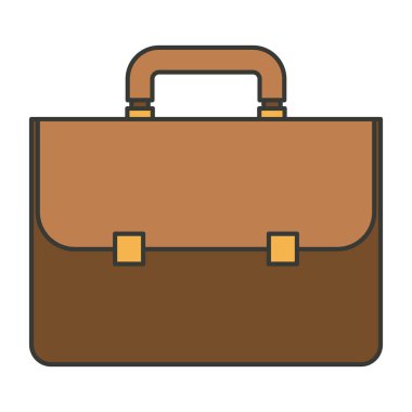 renkli siluet çift evrak çantası