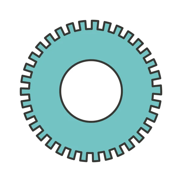 Färgglad silhuetten av pinjong ikonen — Stock vektor