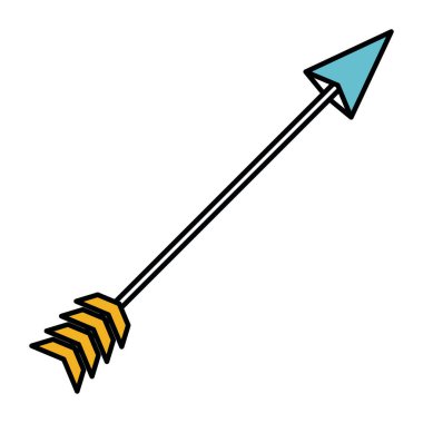 renk bölümleri silüeti avcılık ok