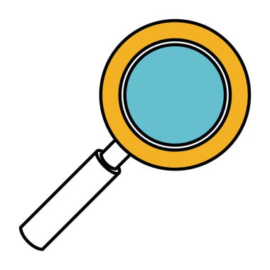 renk bölümleri siluet Büyüteç