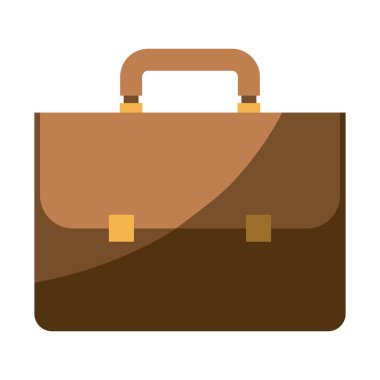 renkli yarı gölge ile executive evrak çantası silüeti