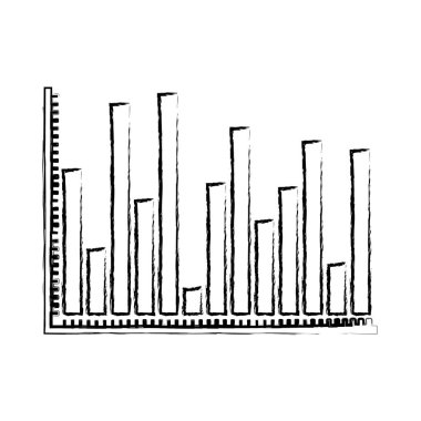 istatistiksel grafikler kontur barlar bulanık silüeti