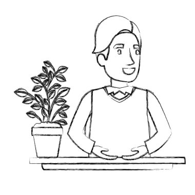 siluet yarım vücut komuta sizde yardımcı kat Danışma'bulanık