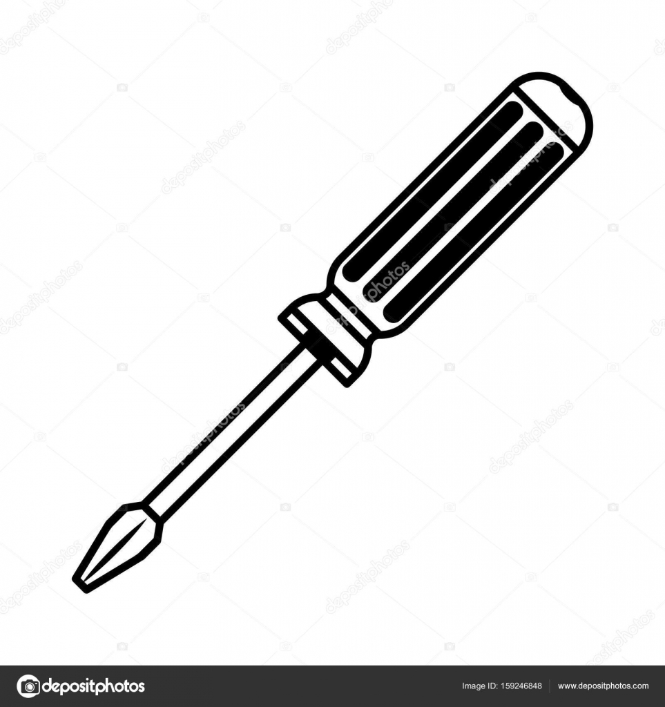 Screwdriver Clip Art Black And White