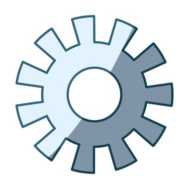 pinyon modeli bir silüeti mavi gölgelendirme