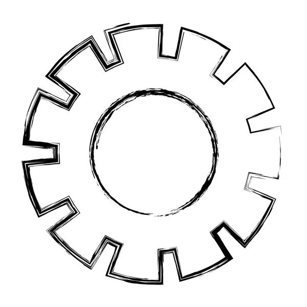 Монохромний розмитий силует вейп-моделі чотири — стоковий вектор