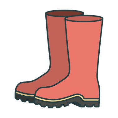 renkli siluet balıkçılık plastik Aksesuar kalın kontur ile çizme