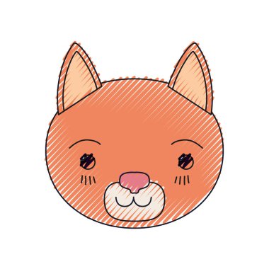 renk mum boya siluet sevimli yüzü kedi huzur ifade