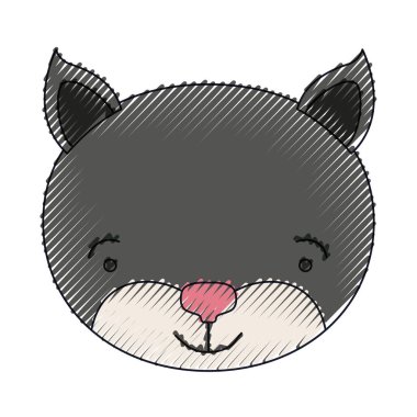 renk mum boya siluet yüz erkek yavru kedi hayvan mutluluk ifade