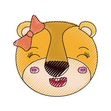 renk mum boya siluet yüz ifadesi yay dantel ile gülümseyen kadın dişi aslan hayvan