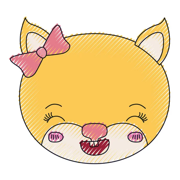 renk mum boya siluet yüz dişi kedi hayvan gözleri kapalı ve mutluluk ifade