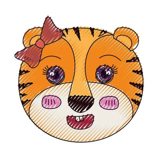 renk mum boya siluet yüzü yay dantel hayvanla kadın kaplan