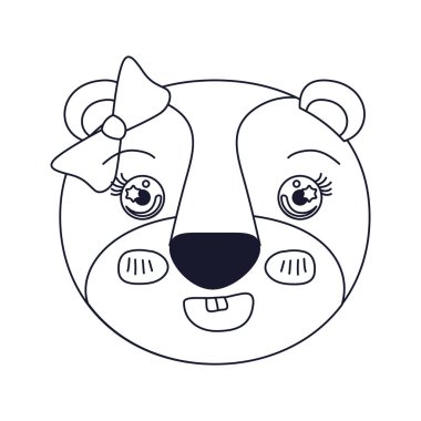 siluet karikatür yüz kadın dişi aslan hayvan çok güzel ifade kroki