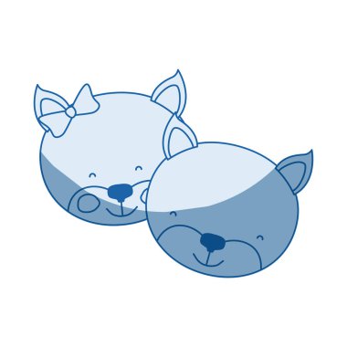 mavi renk siluet Karikatür yüzler yavru kedi kaç hayvan mutluluk ifadesinin gölgelendirme