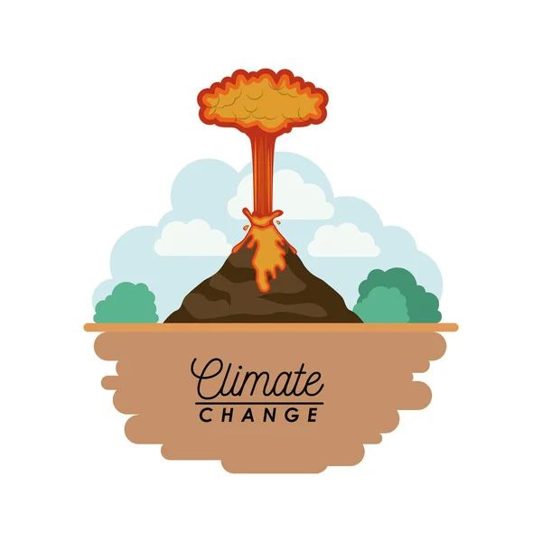 Effects of climate change — Stock Vector