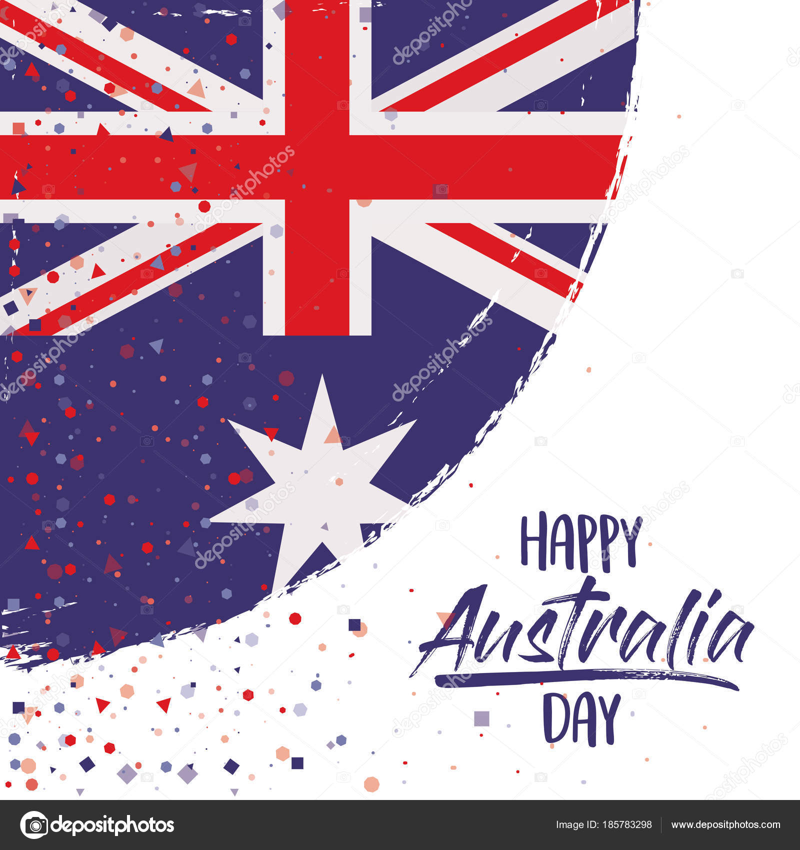 無料イラスト画像: 無料印刷可能オーストラリア 国旗 イラスト