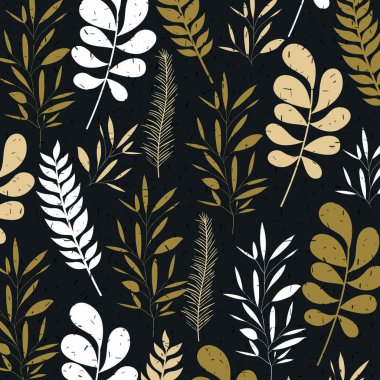 renk desen sparks yaprakları ve dalları ile