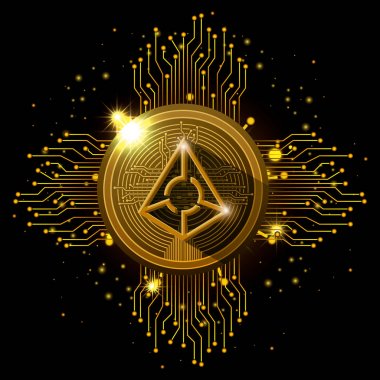 Madencilik augur Icons set