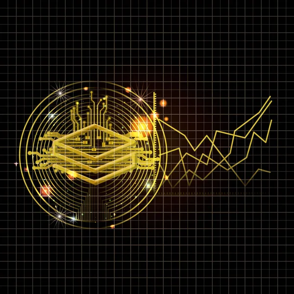 Ícones conjunto stratis mineração — Vetor de Stock