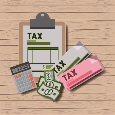 vergi gün Icons set